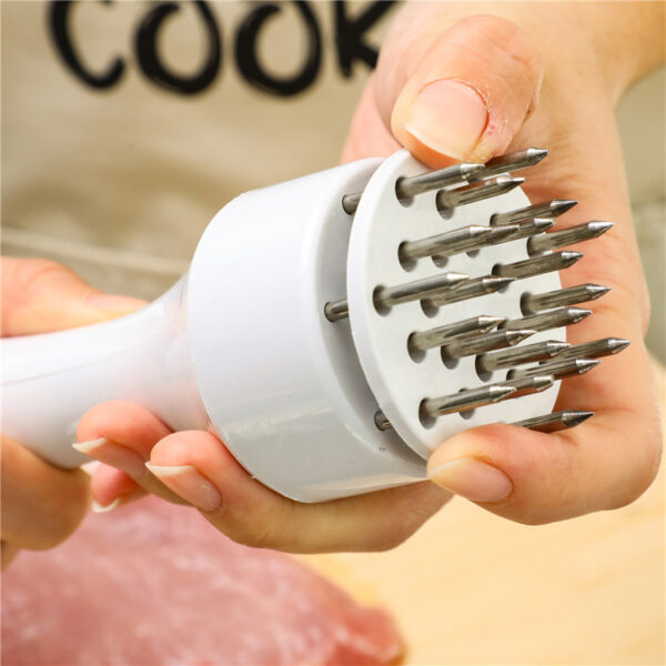 Stainless Steel Meat Tenderizer Needle – Meat Loosener & Steak Beater Hammer - Image 3