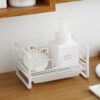 Iron Kitchen Sponge Draining Rack – Steel Wire Ball Storage Rack for Countertop & Sink - Image 2