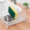 Iron Kitchen Sponge Draining Rack – Steel Wire Ball Storage Rack for Countertop & Sink