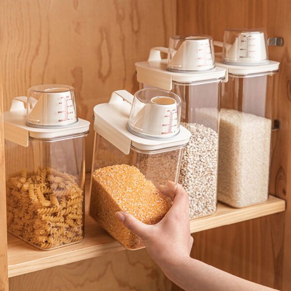 Square Sealed Grain Storage Box - Food Grade Moisture-Proof Tank