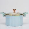 High-Quality Carrot Enamel Micro-Pressure Soup & Stew Pot – Large Capacity - Image 3