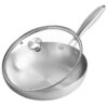 304 Stainless Steel Three-Layer Wok for Gas & Induction Stoves