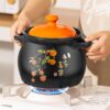 High-Temperature Resistant Ceramic Casserole Stew Pot – Gas Stove Compatible
