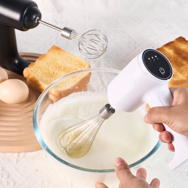 Wireless Electric Mini Egg Beater – Handheld Whipped Cream & Cake Mixer for Baking