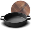 Cast Iron Uncoated Frying Pan & Stew Pot