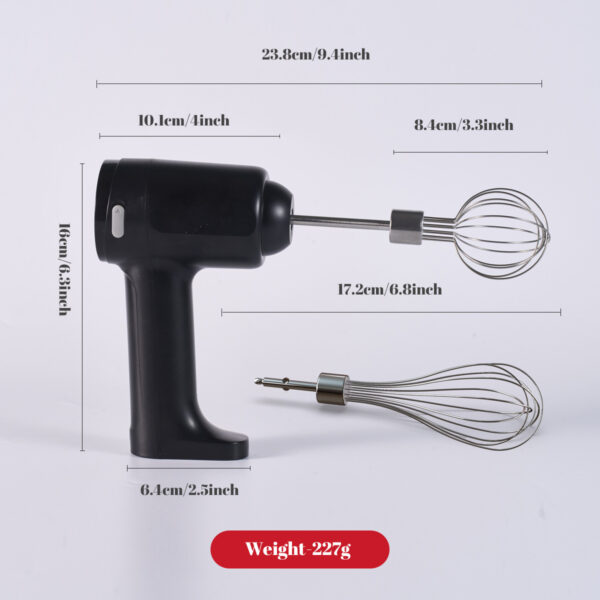 Wireless Electric Mini Egg Beater – Handheld Whipped Cream & Cake Mixer for Baking - Image 4
